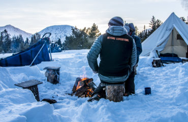 Dog Sledding - Comfortable Winter Camping