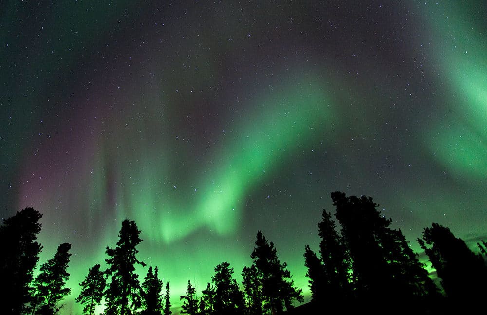 Northern lights in Yukon
