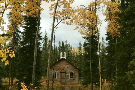 Old Church at Fort Selkirk Yukon
